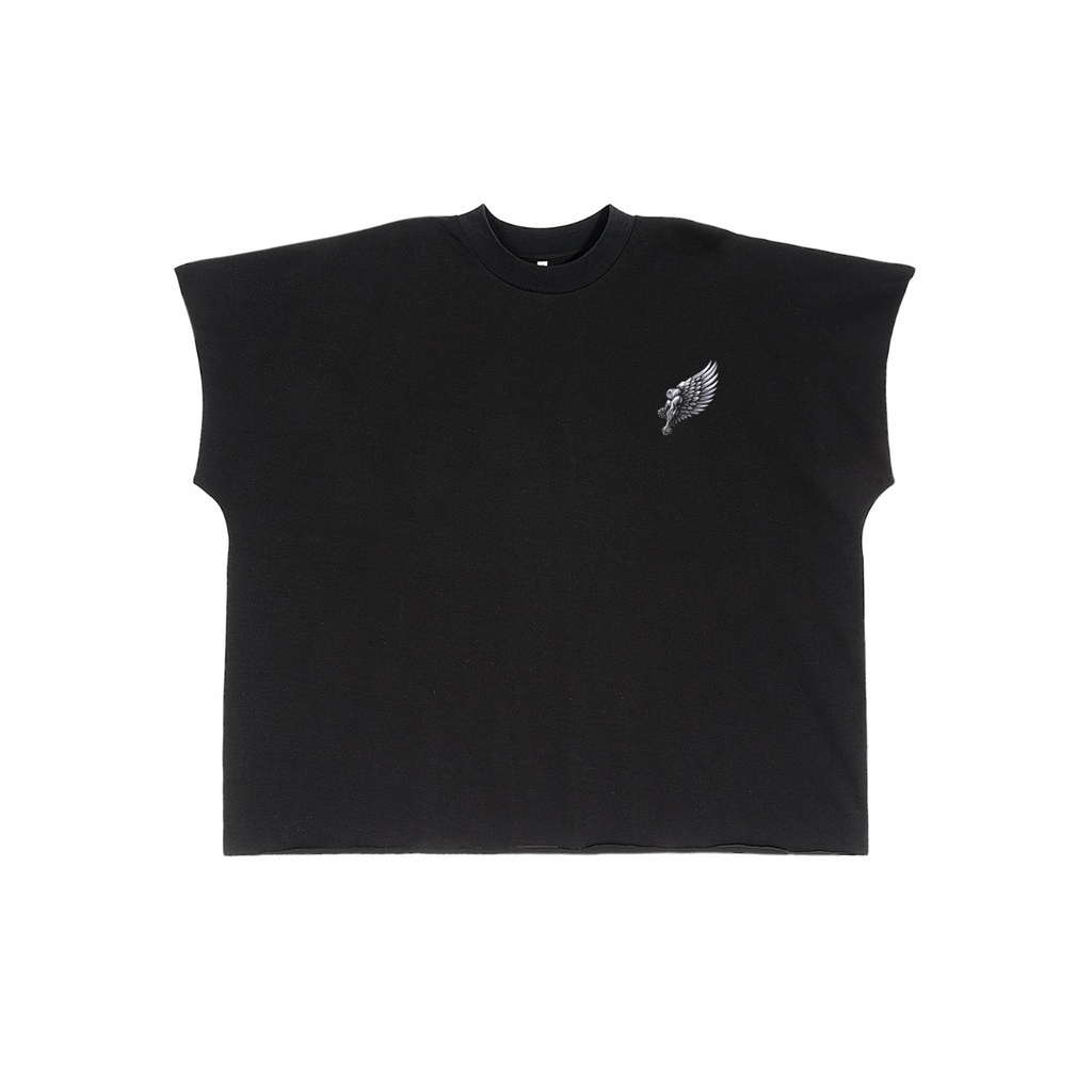 Raw Edge Boxy Fit Shirt