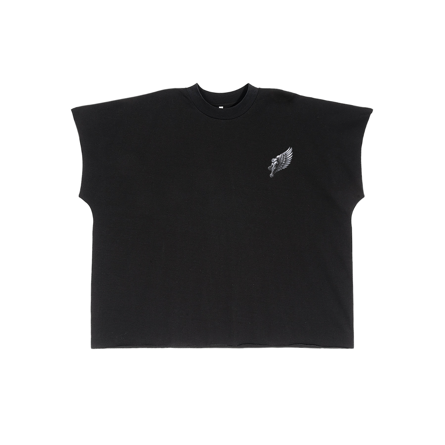 Raw Edge Boxy Fit Shirt