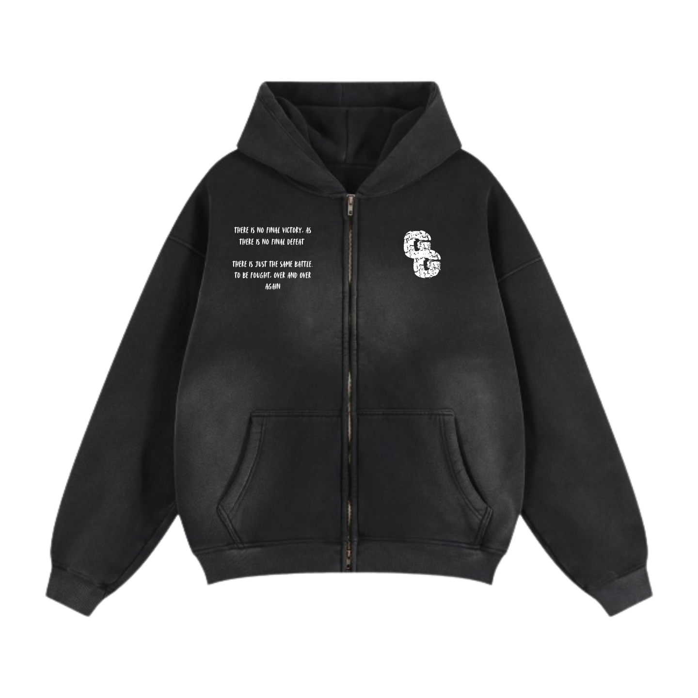 Full Zip Hoodie Boxy Fit